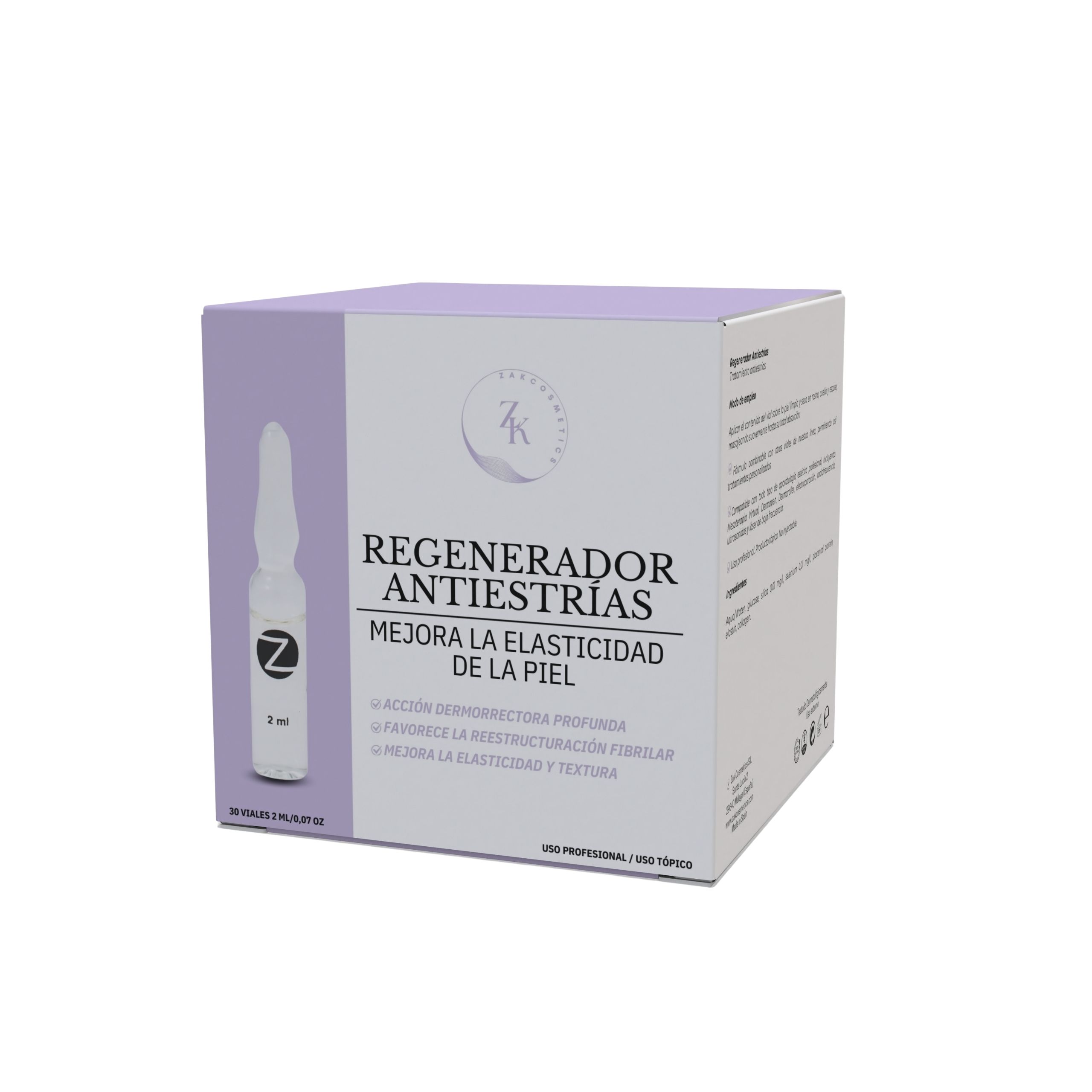 Regenerador Antiestrías 30 Amp. 2ml